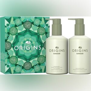 Origins Ginger Hand Wash & Lotion Duo - Teal and White
